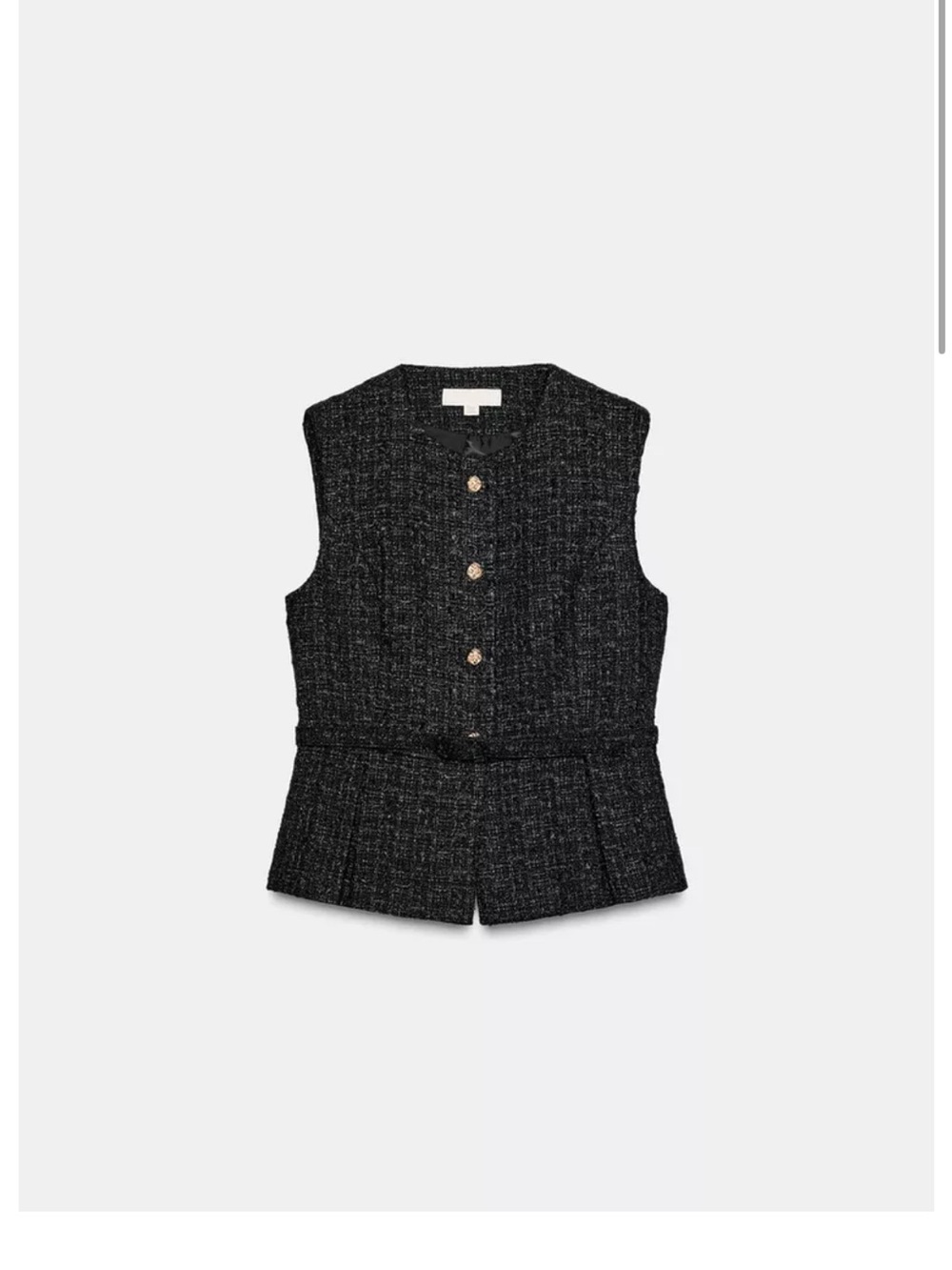 Zara- Belted Waistcoat size XS
